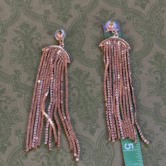 Mango Crystal Waterfall Earrings - Picture 9 of 9